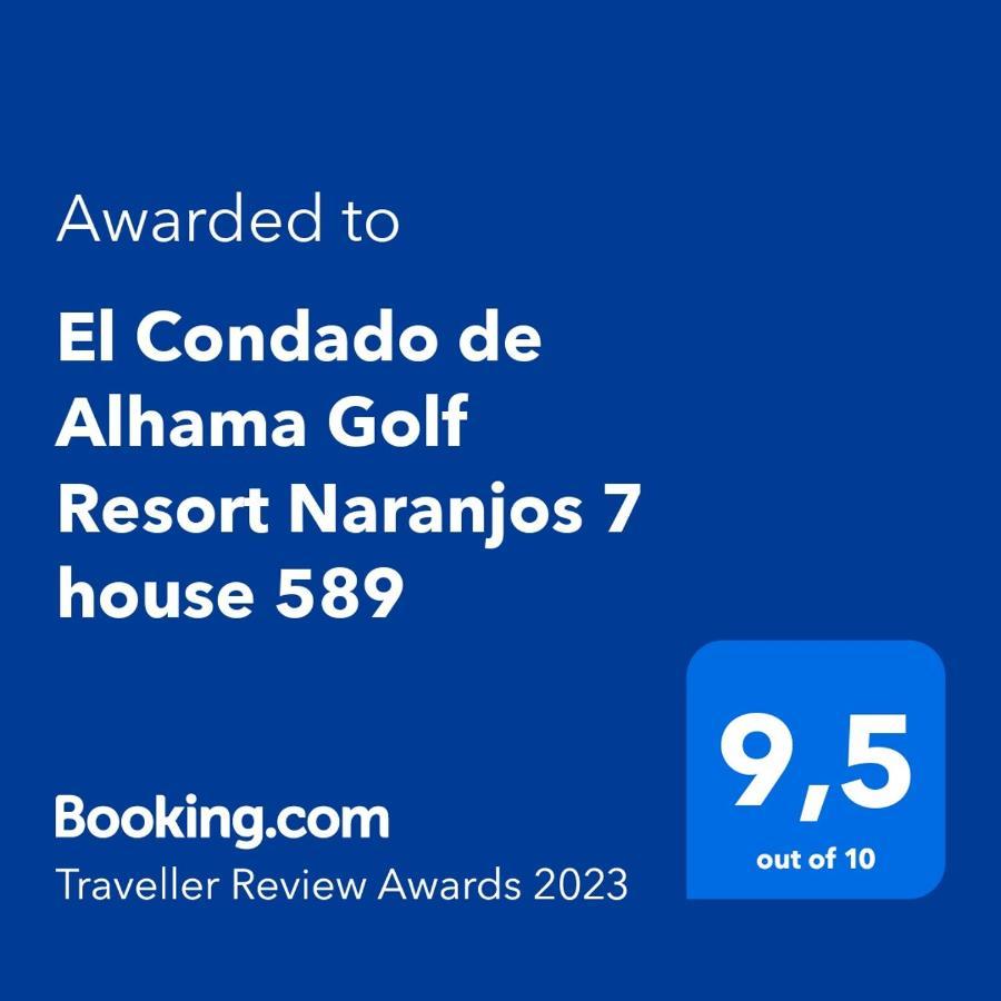 El Condado De Alhama Golf Resort Naranjos 7 House 589 阿尔阿马德穆尔西亚 外观 照片